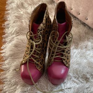 Jeffery Campbell cheetah print heels
